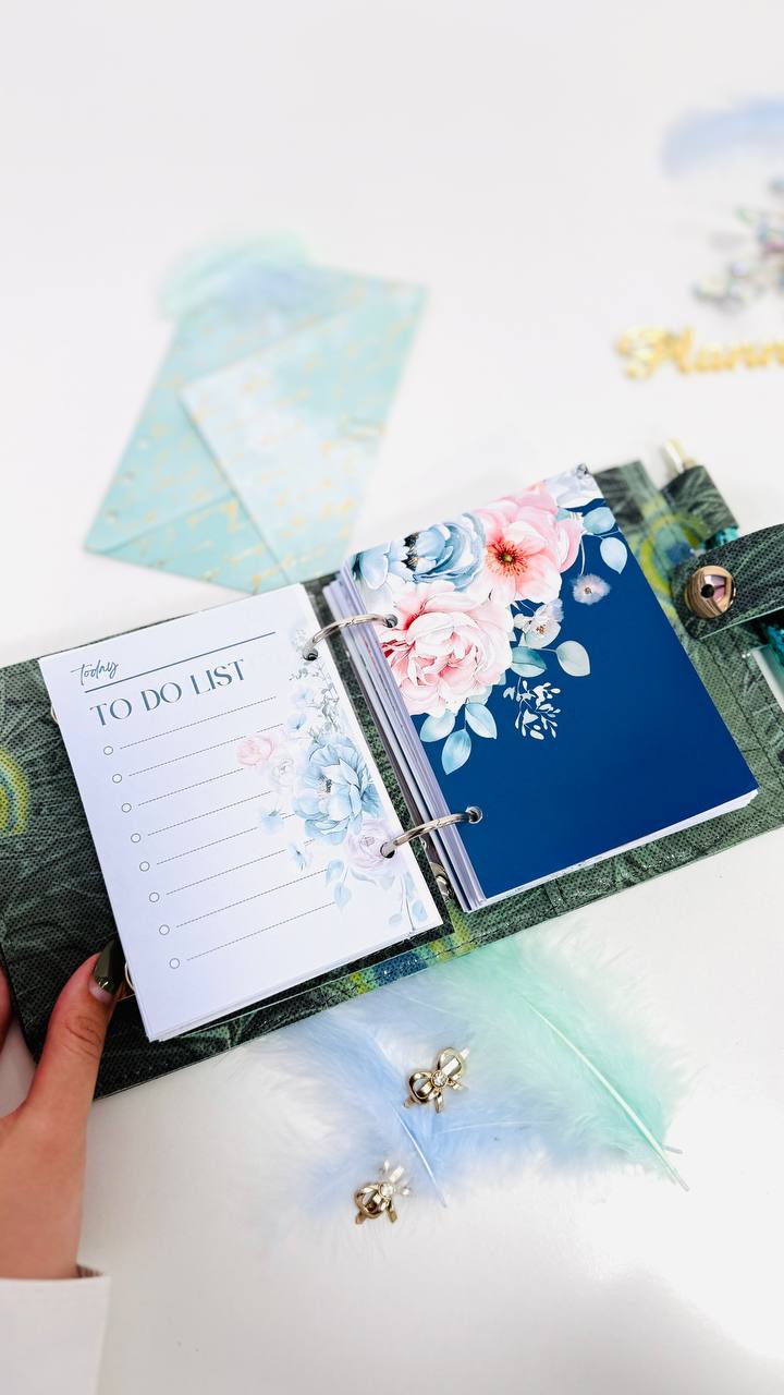 Exclusive Leather mini planner A7 binder.