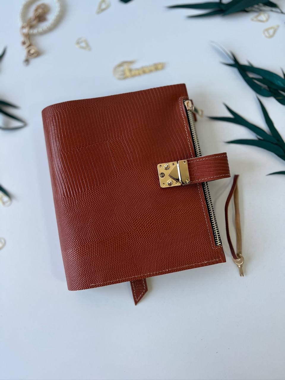 Cyprus, Limassol. Natural Italian Leather Planner A5, Ringbuch a5, Leather template, A5 ring binder,Binder a5,Leather wallet template,Binder wallet.