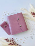 Gift set leather notebook cover A5 with pencil case.