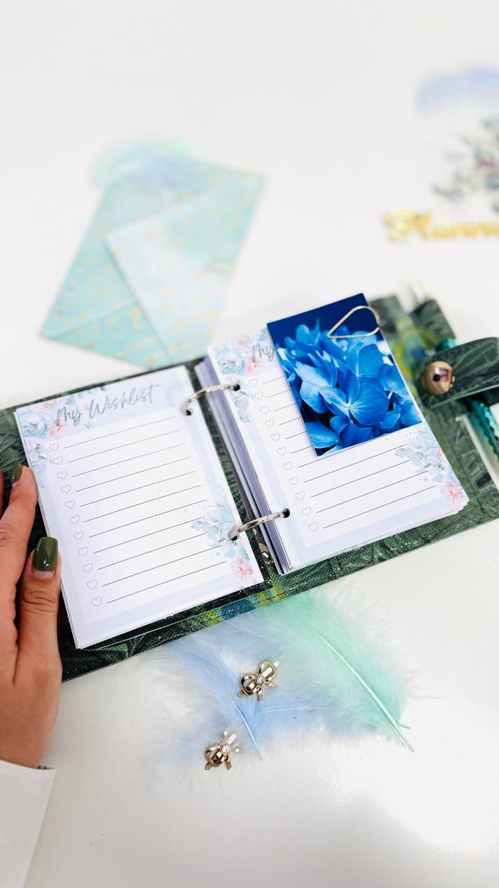 Exclusive Leather mini planner A7 binder.