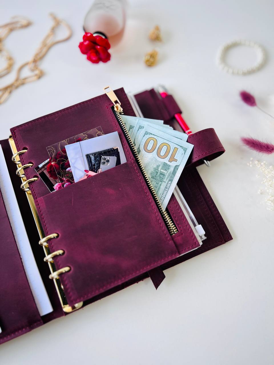 Leather Planner notebook cover A5, Leather Bullet Journal,Leather Sketchbook,Executive Leather Planner,Handmade Leather crazy horse.