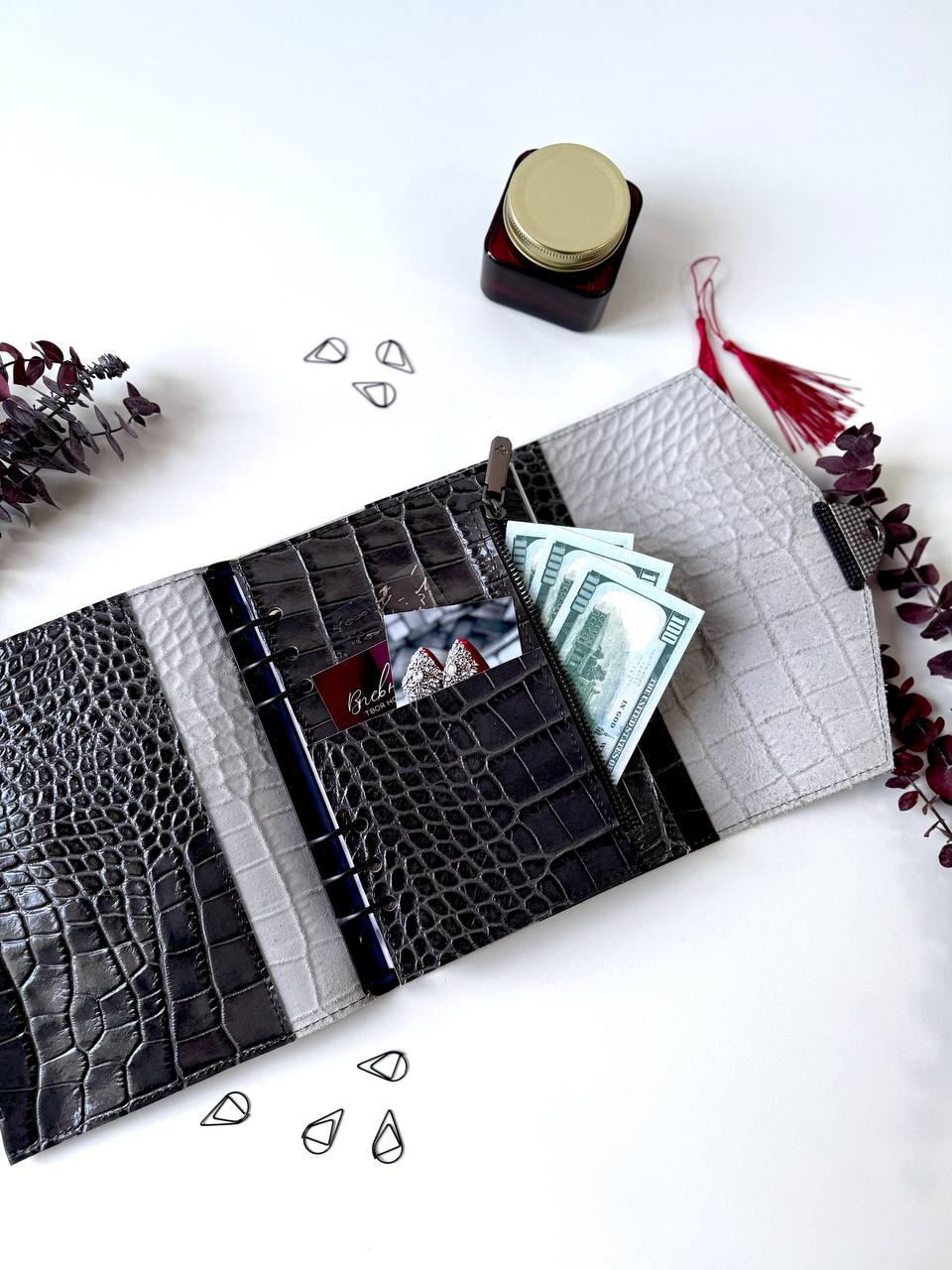 Natural Italian Leather Planner A5, Ringbuch a5, Leather template, A5 ring binder,Binder a5,Leather wallet template,Binder wallet.