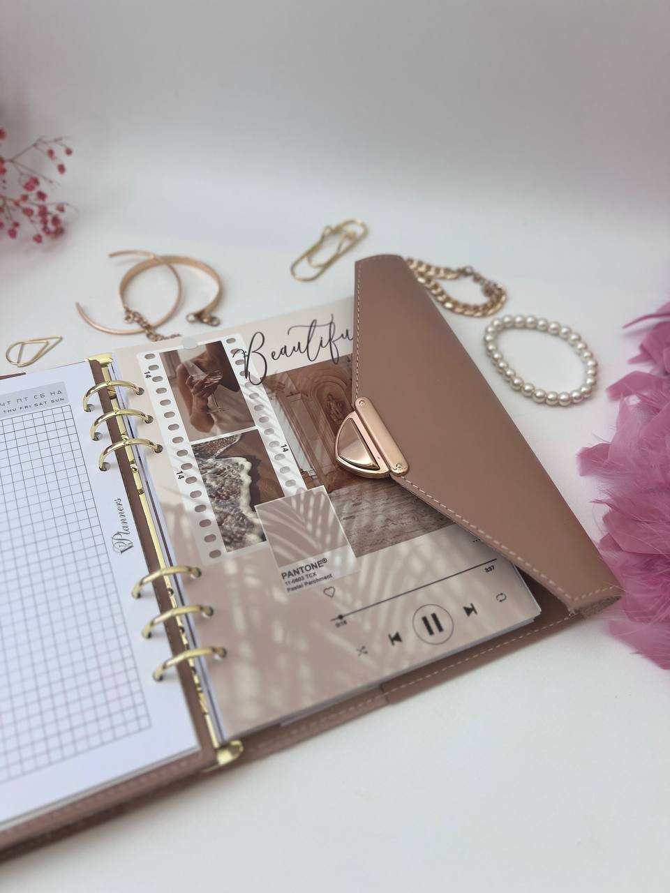 Natural Leather Planner A5, Leather template, A5 ring binder,Binder a5,Leather wallet template,Binder wallet.