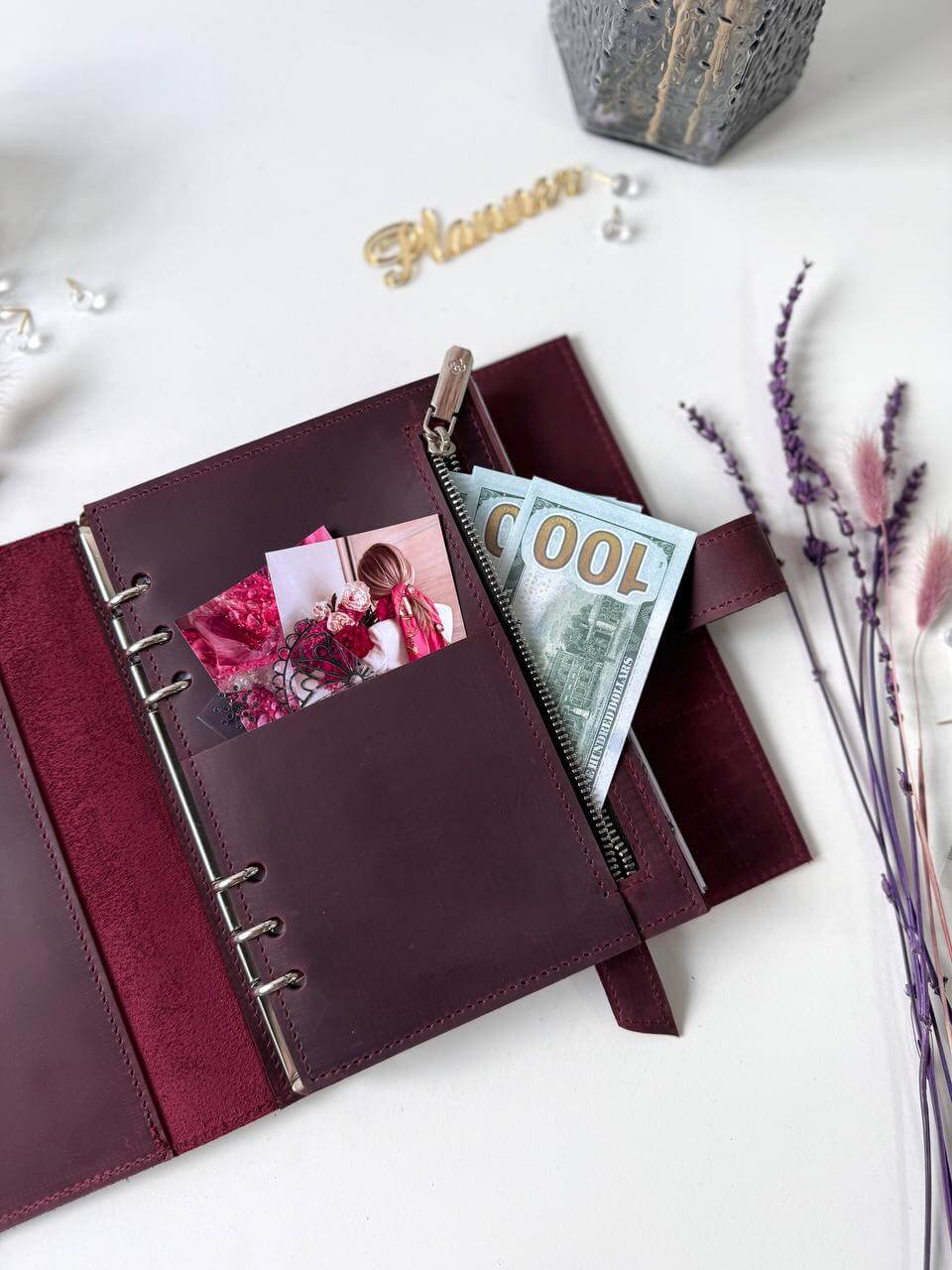 Leather Planner notebook cover A5, Leather Bullet Journal,Leather Sketchbook,Executive Leather Planner,Handmade Leather crazy horse.