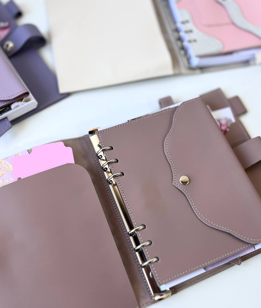 Cyprus, Limassol,  stationery items. Leather notebook cover A5,  classic collection.