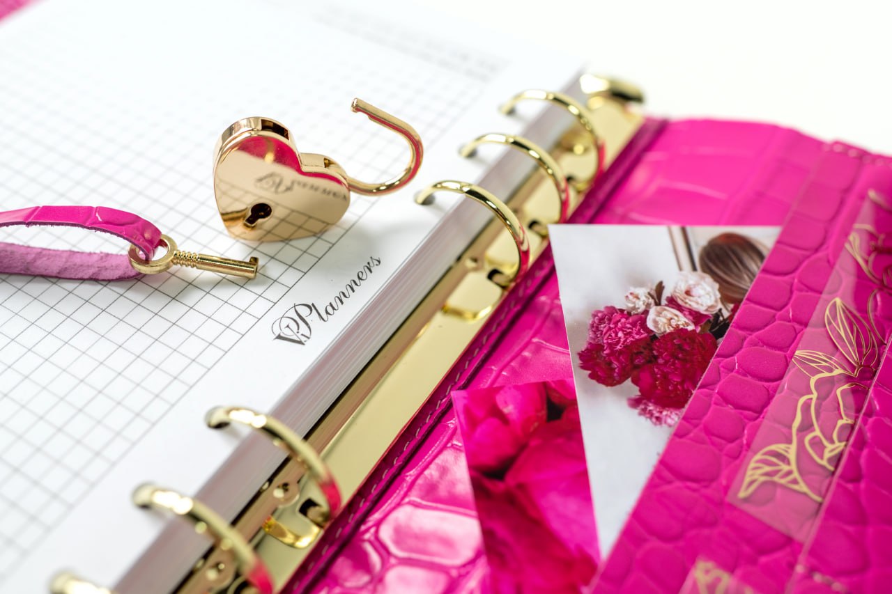 Natural Italian Leather Pink Planner A5, Ringbuch a5, Leather template, A5 ring binder,Binder a5,Leather wallet template,Binder wallet.