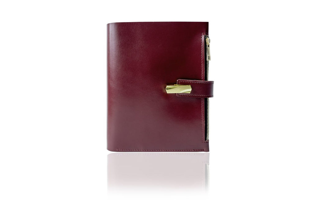 Leather cover A5 - for documents A5 and A4 size.