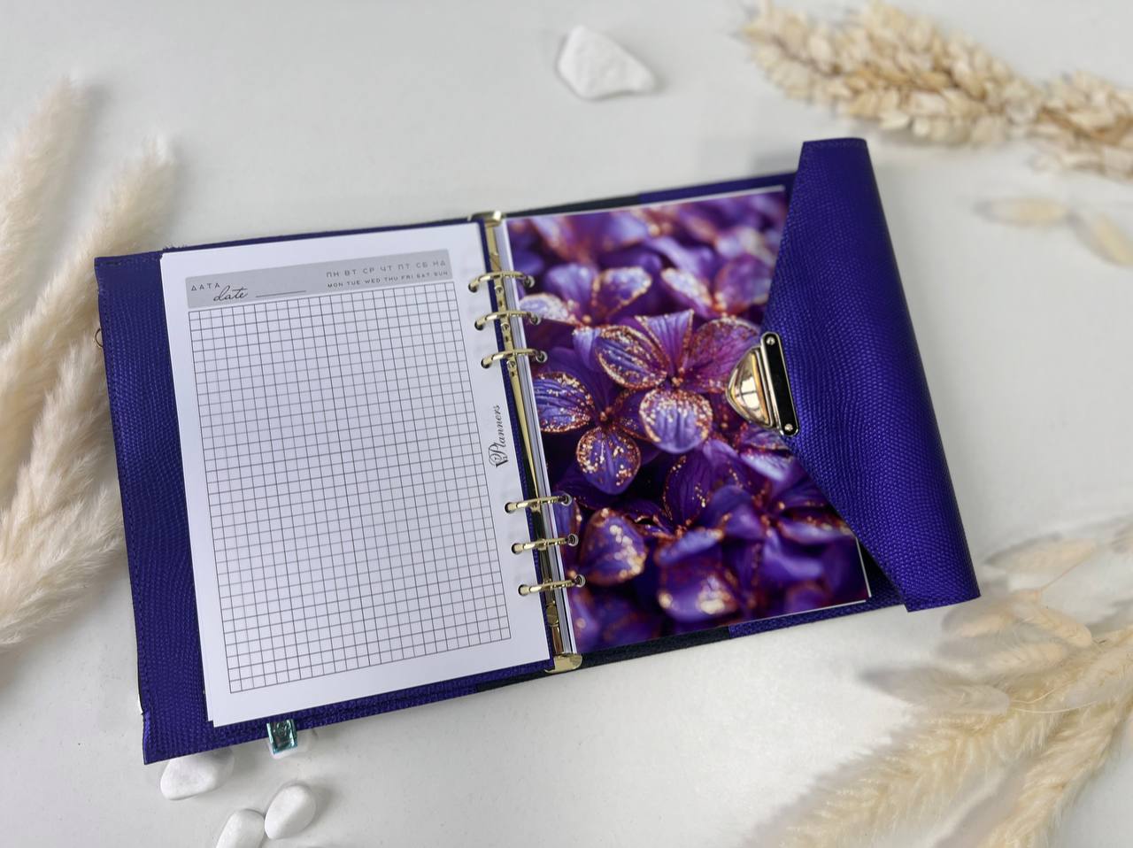 Leather notebook cover A5.