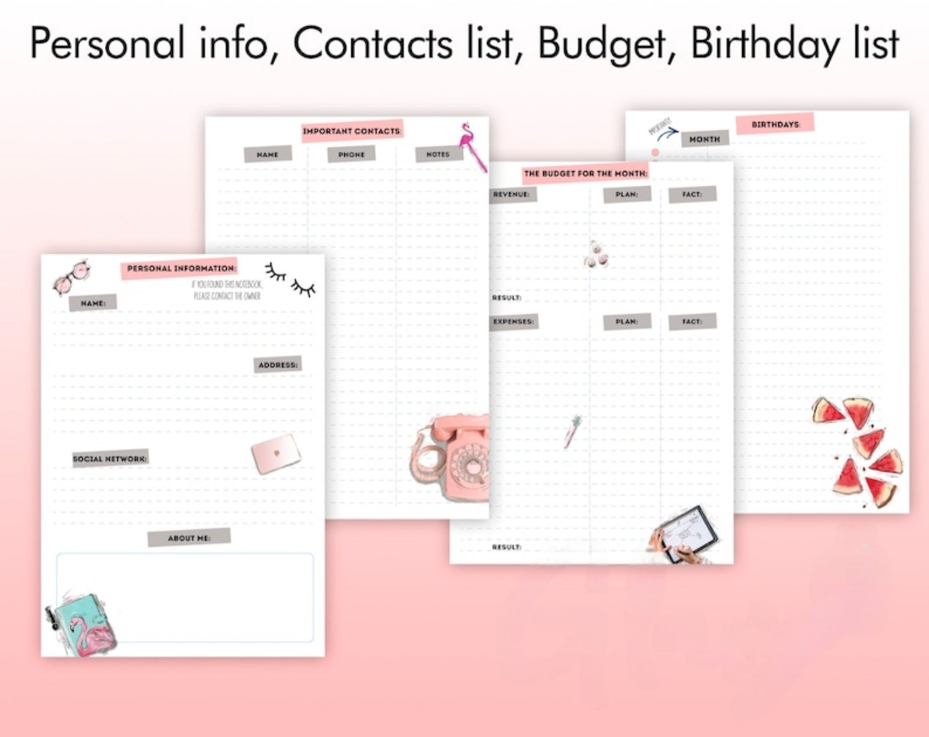 Natural Italian Leather Pink Planner A5, Ringbuch a5, Leather template, A5 ring binder,Binder a5,Leather wallet template,Binder wallet.