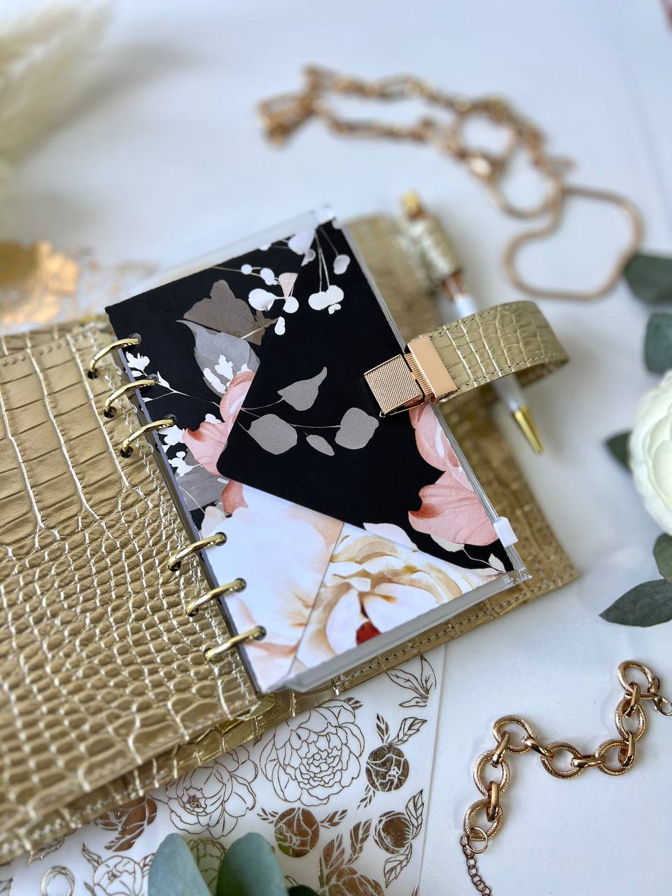 A6 NEW SIZE leather double planner cover binder 6 rings binder, dated planner, leather planner, gift for her, medium size planner.