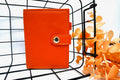 Mini leather notebook A7, 400 pages for the note.