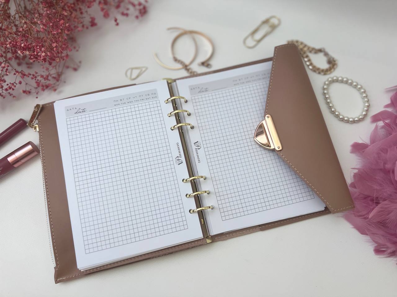 Natural Leather Planner A5, Leather template, A5 ring binder,Binder a5,Leather wallet template,Binder wallet.