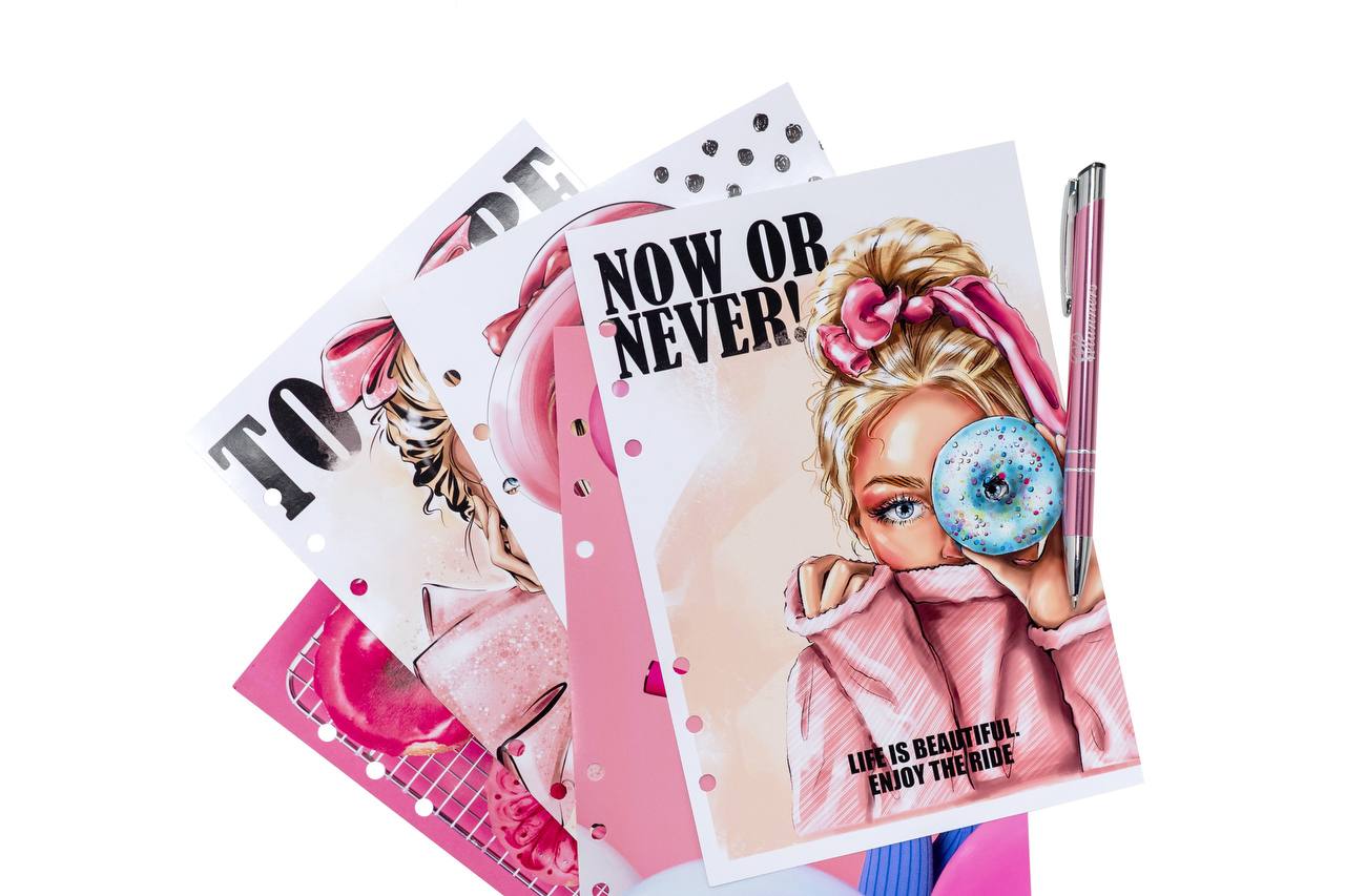 Hot pink Natural Italian Leather Planner A5, gift for her, perfect planner, Ring Planner Agenda A5 Six Ring Planner and Ring Personal Planner.