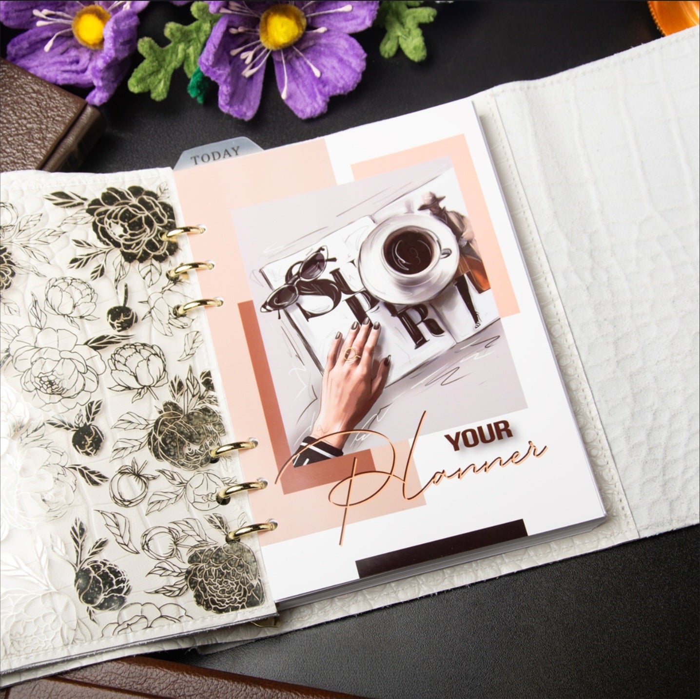 A5 Luxe Leather Notebook Sleeve