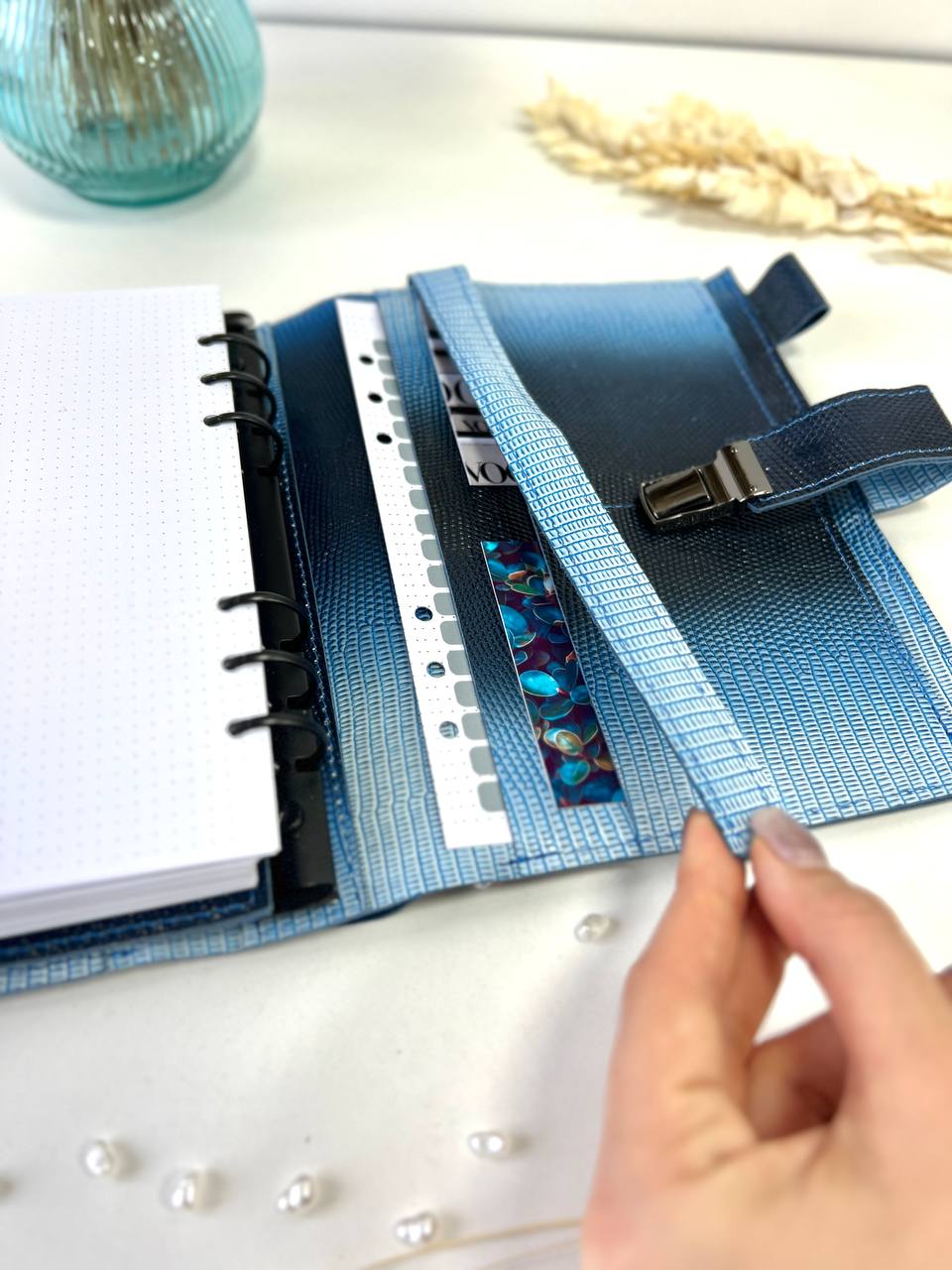 Natural Italian Leather Planner A5, Ringbuch a5, Leather template, A5 ring binder,Binder a5,Leather wallet template,Binder wallet.