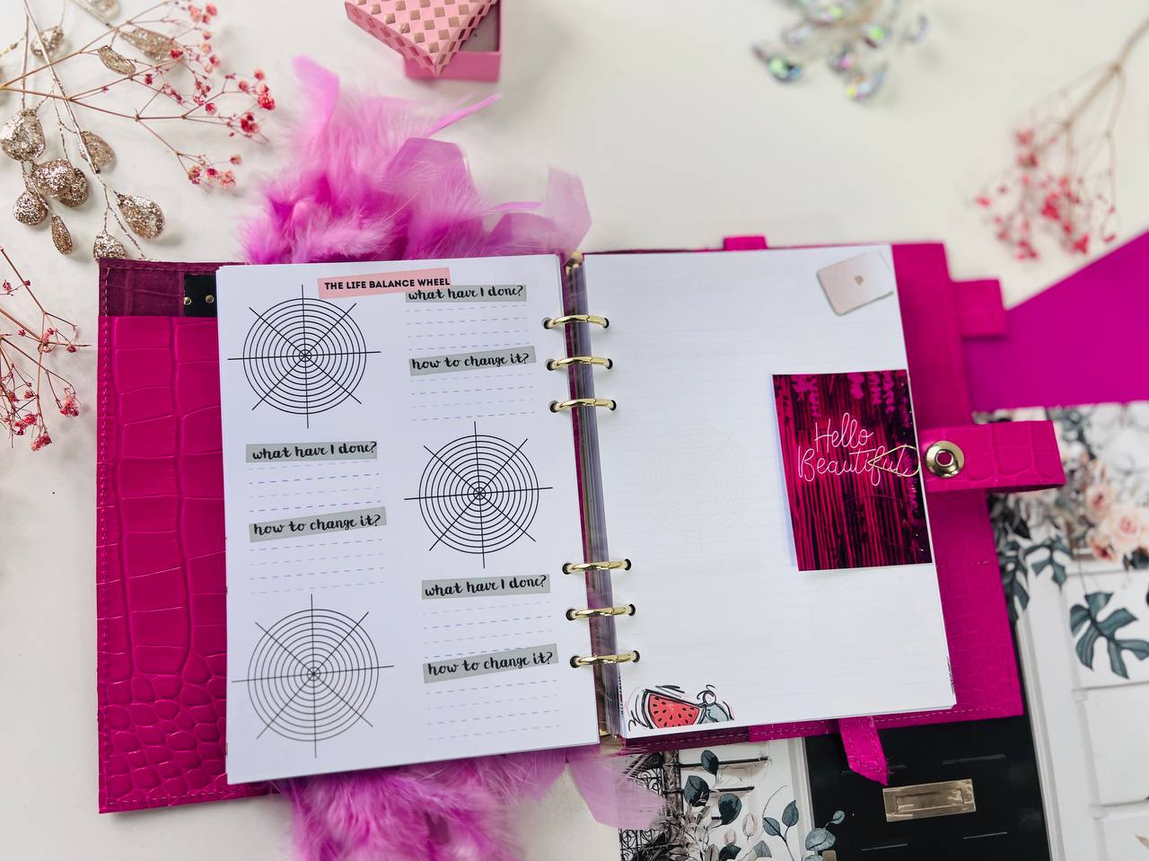 Pink Luxe A5 Planner - Daily Chic Organizer