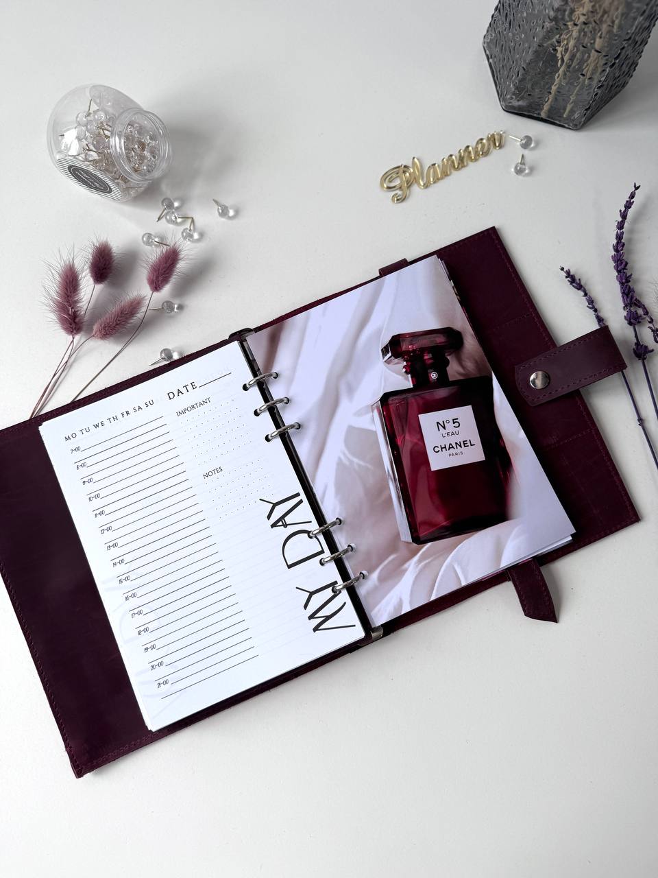 Leather Planner notebook cover A5, Leather Bullet Journal,Leather Sketchbook,Executive Leather Planner,Handmade Leather crazy horse.