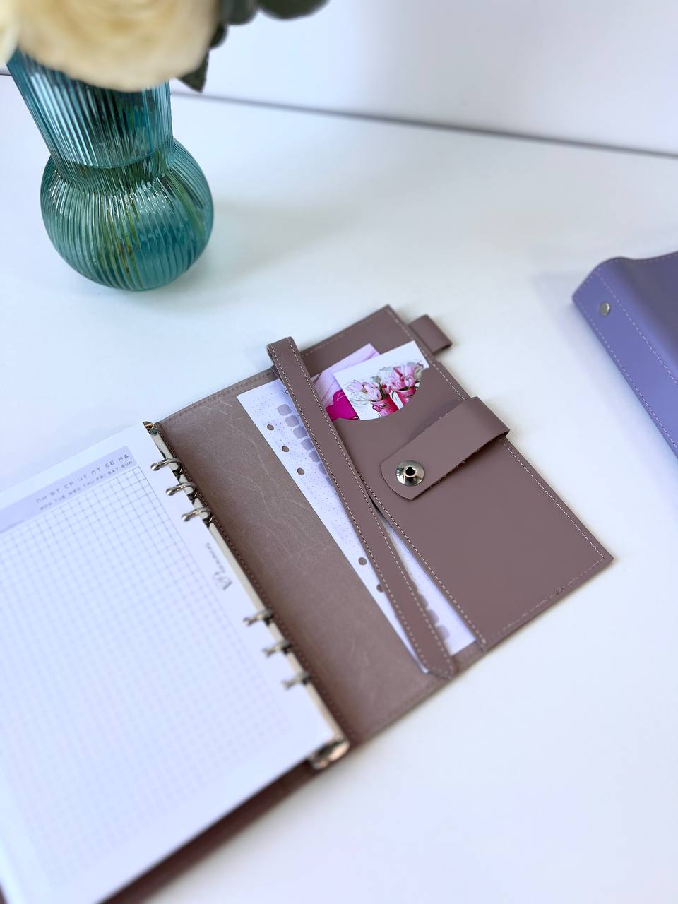 Cyprus, Limassol,  stationery items. Leather notebook cover A5,  classic collection.