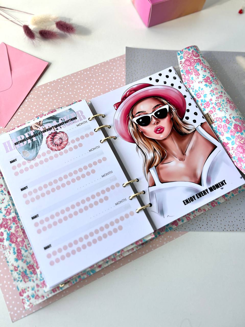 Flowers limited collection A5.