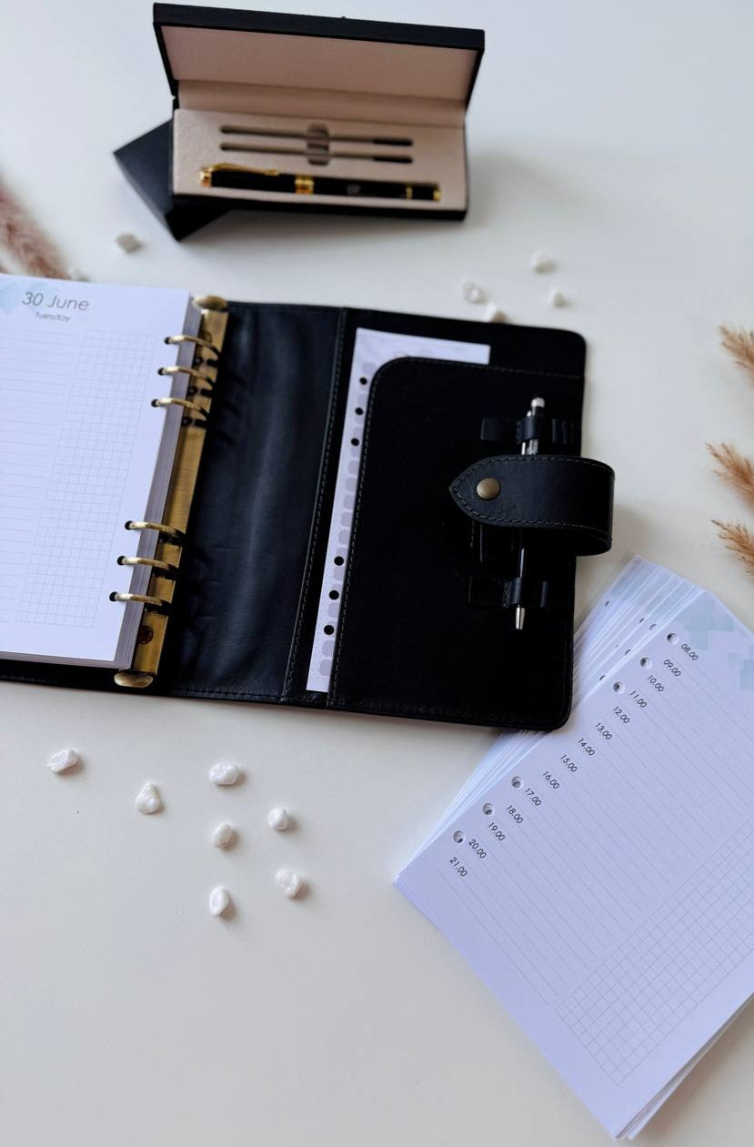 All-in-One Planning System: Daily Planner, Budget & Schedule Inserts. Dated 2026 planner. Gift for him. Gift for boss. Gift for father.