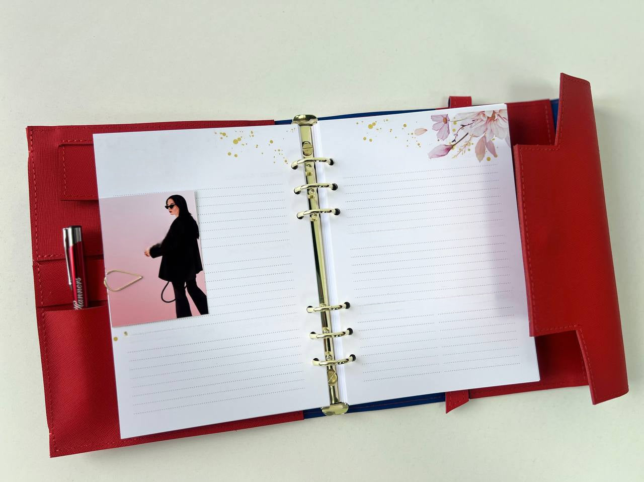 Cyprus, Limassol,  stationery items. Leather notebook cover A5.