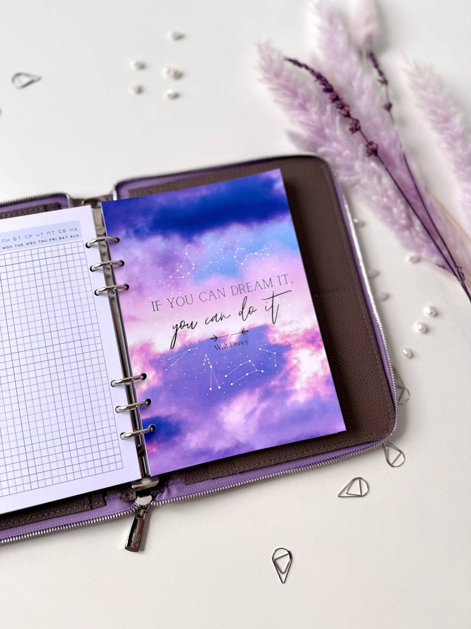 Leather zipper notebook. Natural Leather Planner A5, Ringbuch a5, Leather template, A5 ring binder,Binder a5,Leather wallet template,Binder