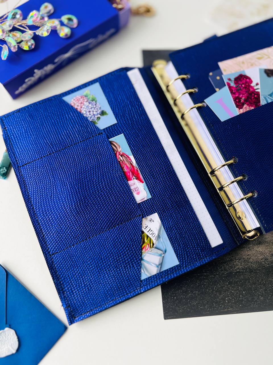 Leather notebook cover A5.