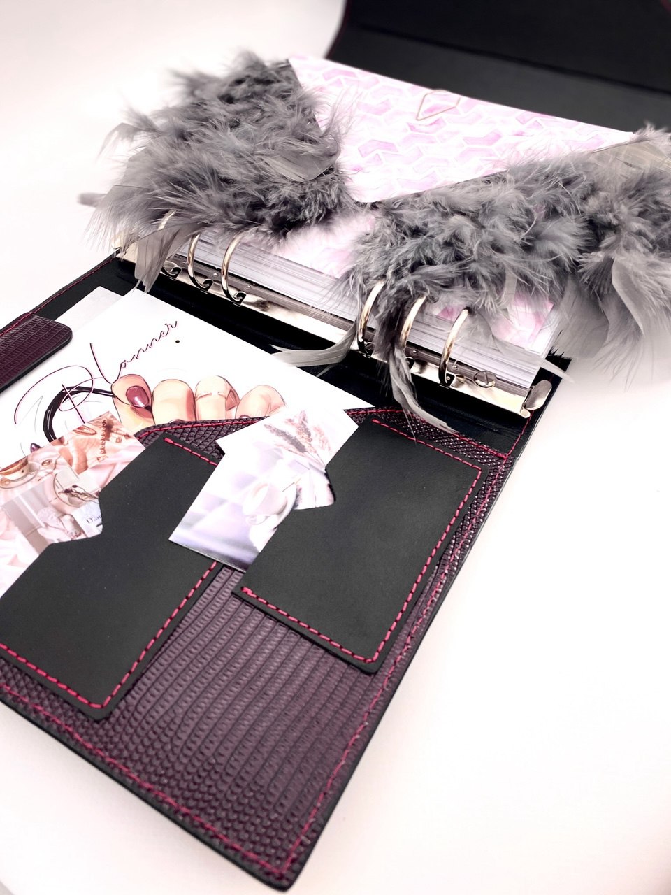 Cyprus,  Limassol. Italian Leather Planner A5, gift for her, perfect planner, Ring Planner Agenda A5 Six Ring Planner and Ring Personal Planner.