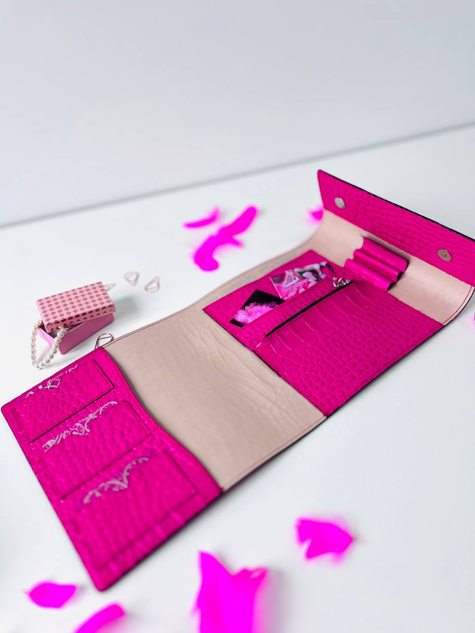 Hot pink Natural Italian Leather Planner A5, gift for her, perfect planner, Ring Planner Agenda A5 Six Ring Planner and Ring Personal Planner.