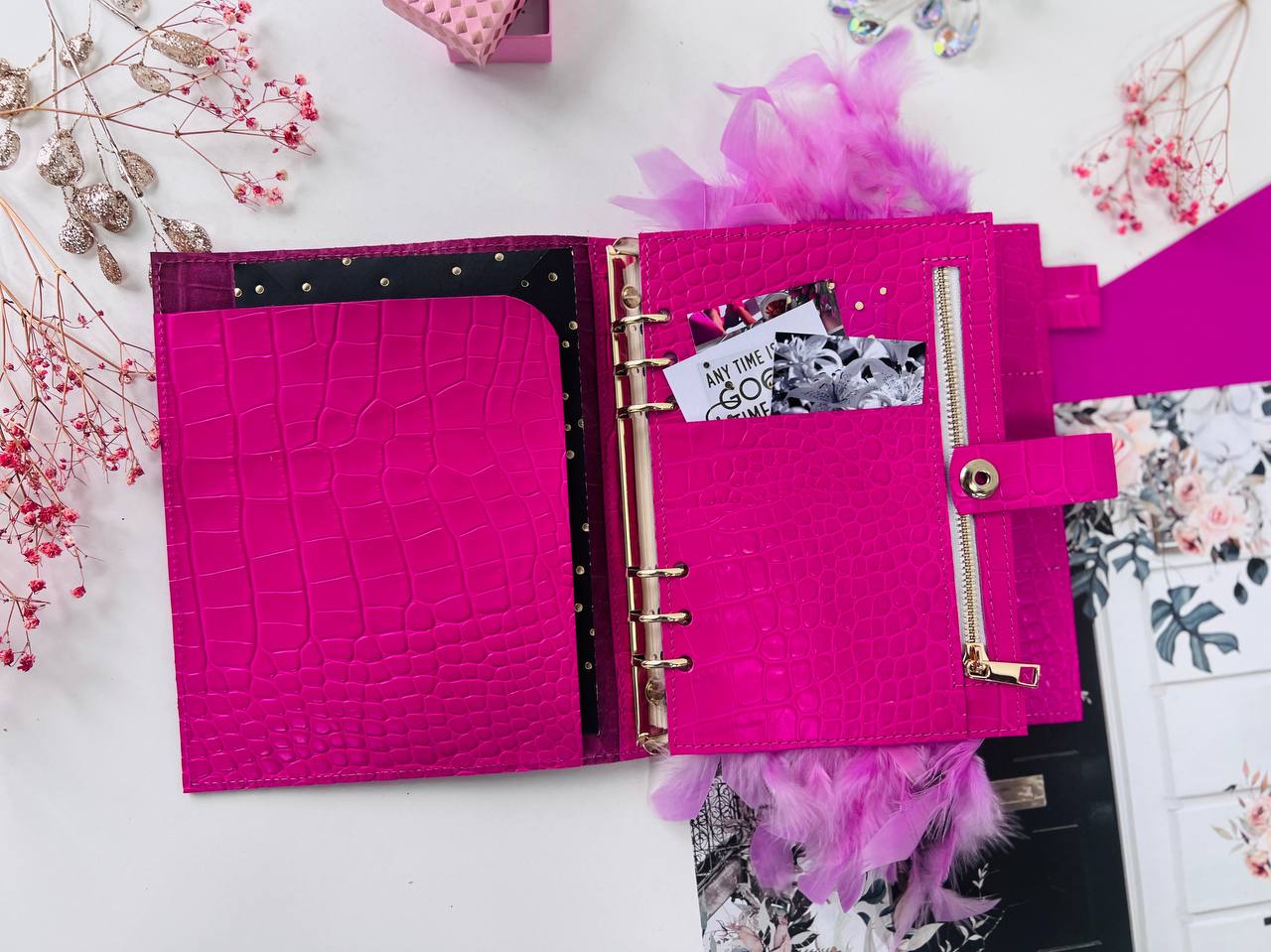 Pink Luxe A5 Planner - Daily Chic Organizer