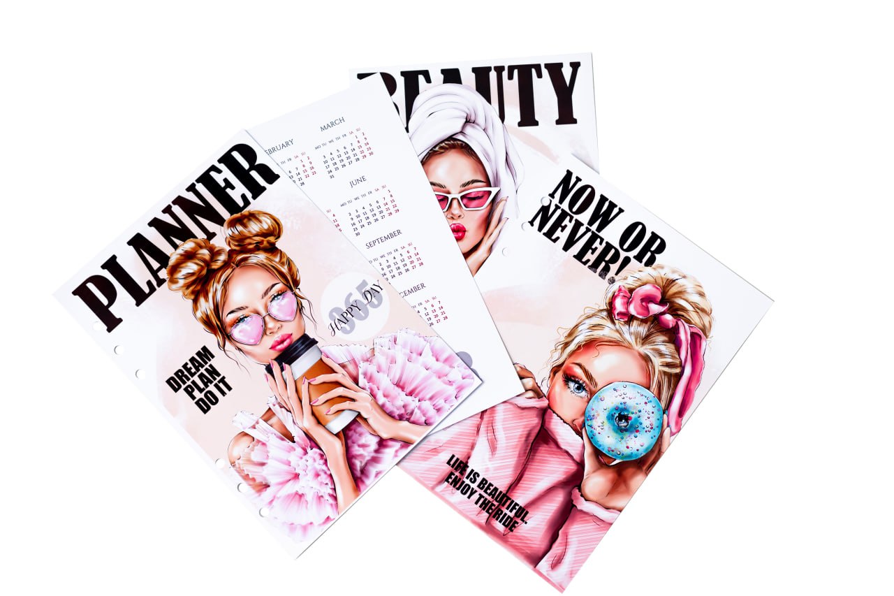 Cyprus, Limassol. RARE holographic pink leather notebook cover A5. Natural Italian Leather Pink Planner A5, Leather template, A5 ring binder,Binder a5.