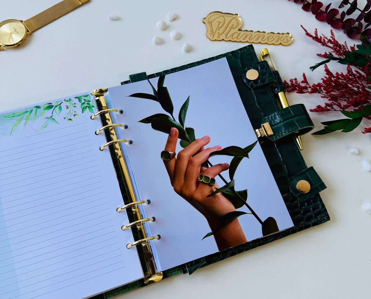 3in1 leather notebook cover A5 just for documents A5 format.