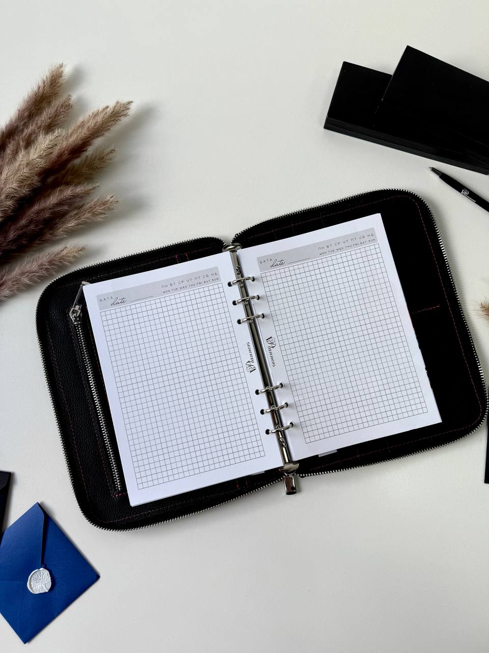 Leather zipper notebook. Natural Leather Planner A5, Ringbuch a5, Leather template, A5 ring binder,Binder a5,Leather wallet template,Binder