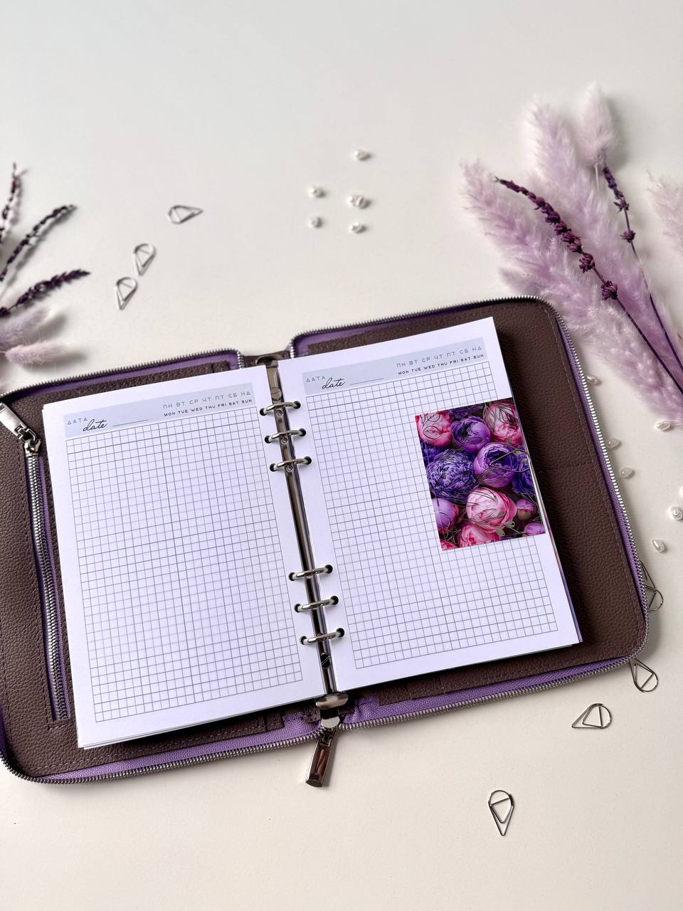 Leather zipper notebook. Natural Leather Planner A5, Ringbuch a5, Leather template, A5 ring binder,Binder a5,Leather wallet template,Binder