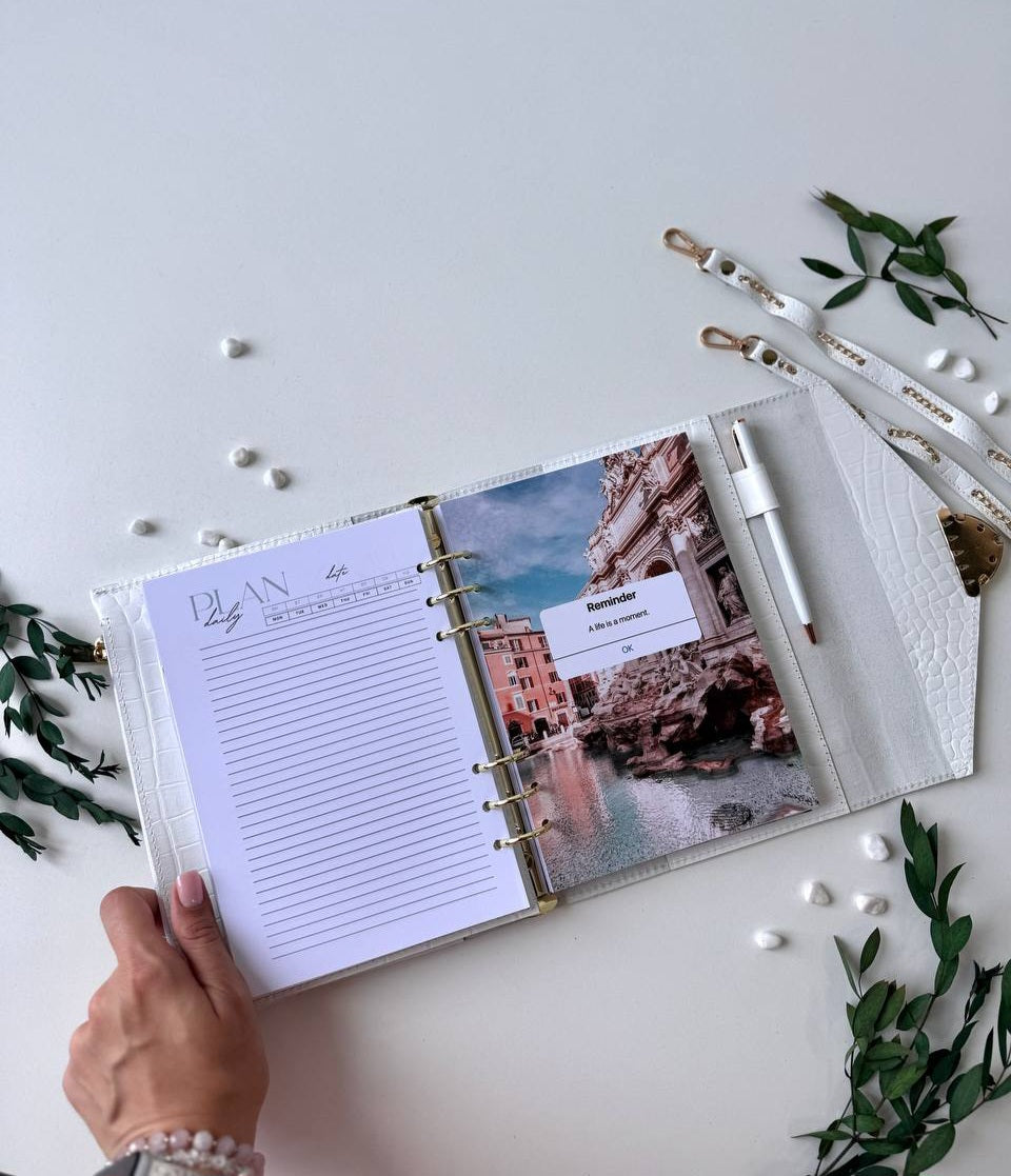 Leather notebook- bag cover A5.