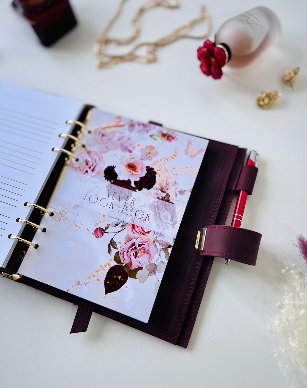 Leather Planner notebook cover A5, Leather Bullet Journal,Leather Sketchbook,Executive Leather Planner,Handmade Leather crazy horse.