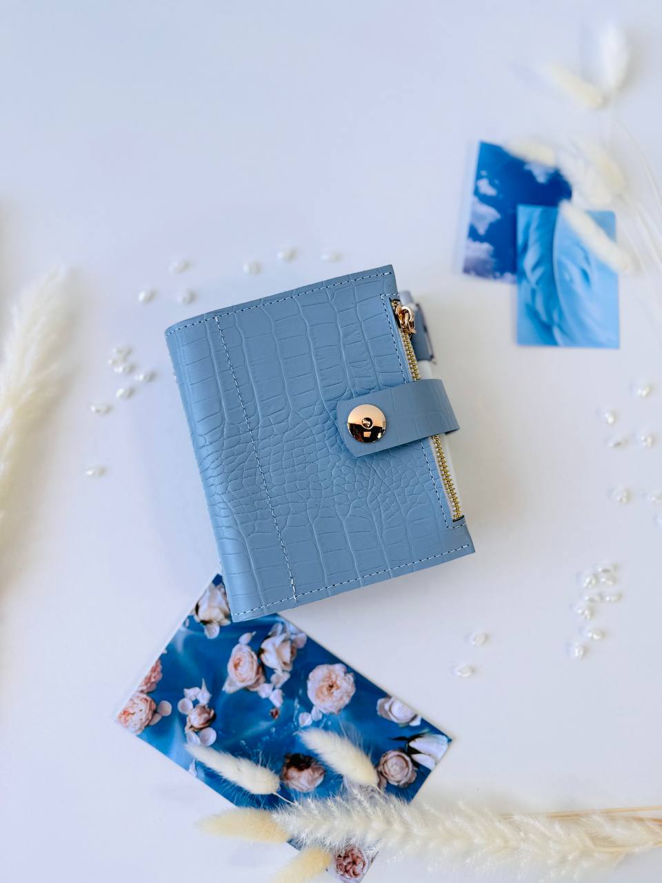 Leather mini notebook cover A7 binder,Planner A7 binder personal size, leather planner, planner binder 2 rings, time diary for work