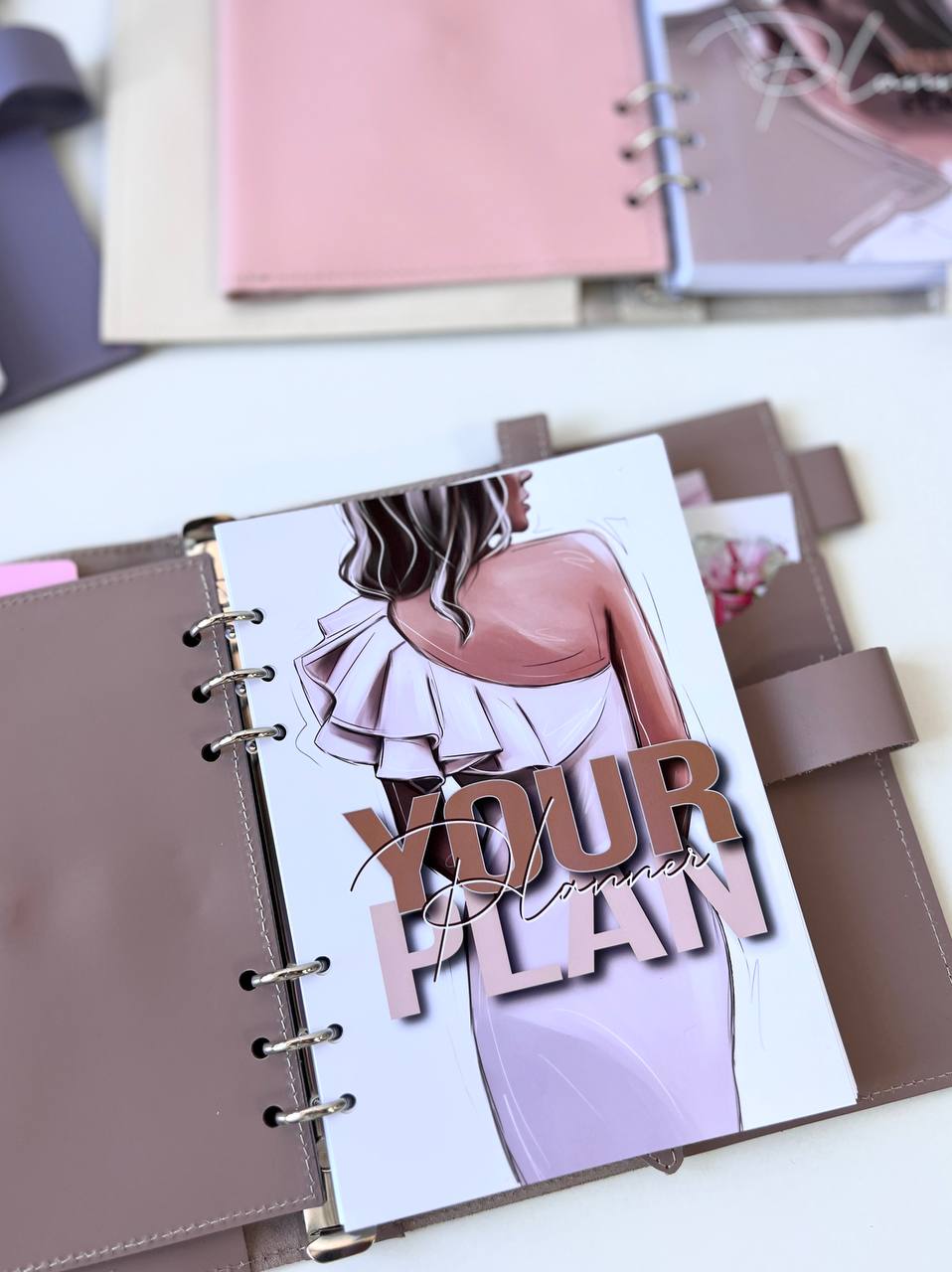 Cyprus, Limassol,  stationery items. Leather notebook cover A5,  classic collection.