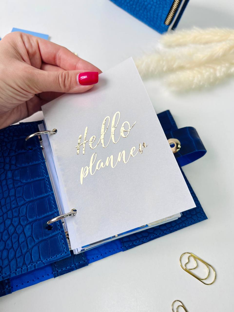 Leather mini notebook cover A7 binder,Planner A7 binder personal passport size, leather planner, planner binder 2 rings, diary for work.