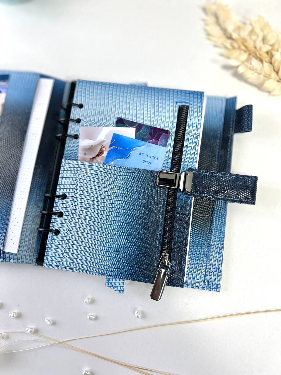 Natural Italian Leather Planner A5, Ringbuch a5, Leather template, A5 ring binder,Binder a5,Leather wallet template,Binder wallet.